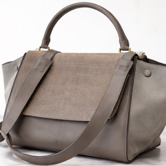 Gray Designer Handbag - Picture 7 of 7